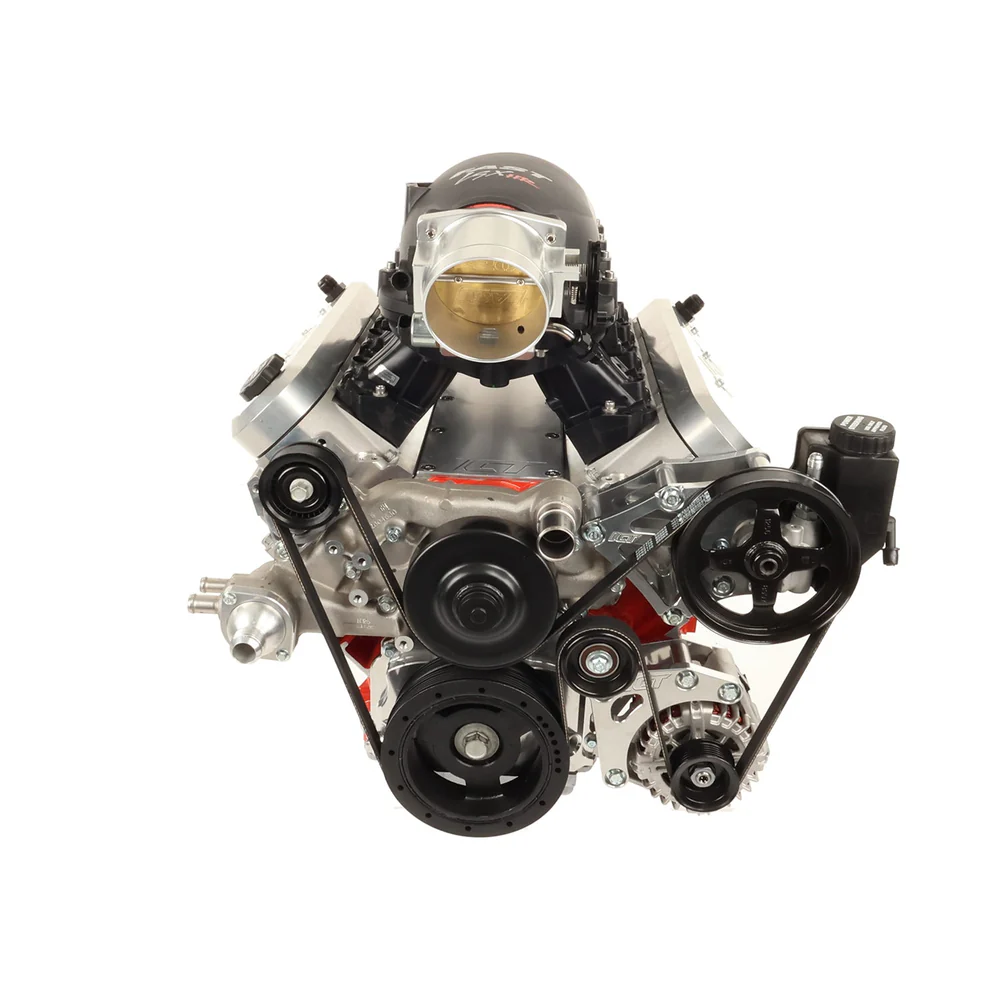 ICT Billet - LS3 Corvette Billet Low Mount Alternator Bracket Kit w/ Pulley