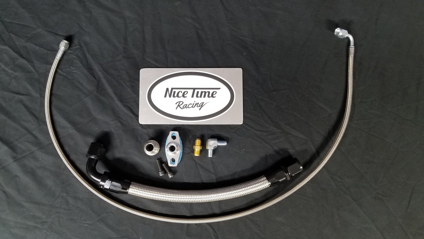 Nice Time Racing KA24DE/KA24E Turbo Plumbing kit SR Location