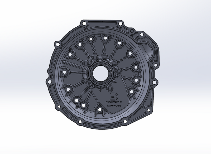 DomiWorks Engineering - TOYOTA 1JZ/2JZ ULTIM8HP BELLHOUSING KIT FOR 8HP95 DODGE TRACKHAWK