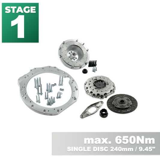 PMC Motorsport - Stage 1 Mercedes-Benz M113 M113K AMG - BMW M57N ZF GS6-53DZ HGD JGA - 240mm / 9.45