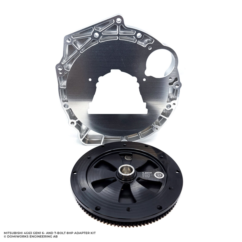 DomiWorks Engineering - MITSUBISHI 4G63 DSM GEN1 6- AND 7-BOLT - BMW 8HP N57 B58 B57 S58 ADAPTER KIT