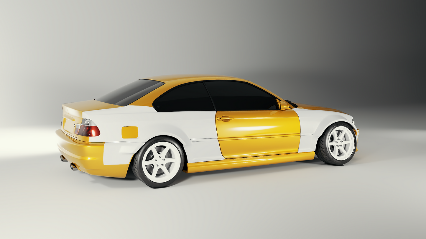 Big Duck Club - BMW E46 V2 - Coupe Wide body kit