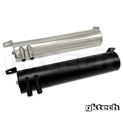 GKTech - S14 240SX/ S15 SOBRE O RADIADOR OIL CATCH CAN - PRETO (S145CN-1-B)