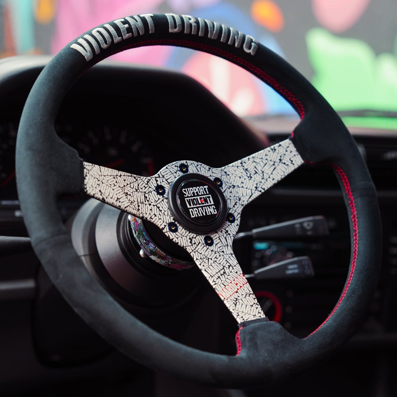 NRG - HARDCORE X PRISMA COLLABORATION STEERING WHEEL – Drift HQ