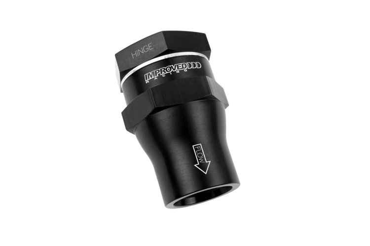 Improved Racing - High Flow Flapper Check Valve, -12 Body, -10AN Female ORB