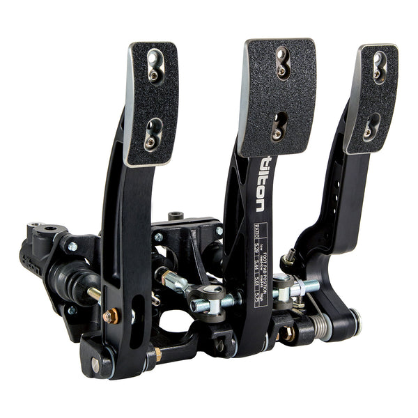 Tilton 72-803 Aluminum Triple Pedal Assembly with Floor Mount