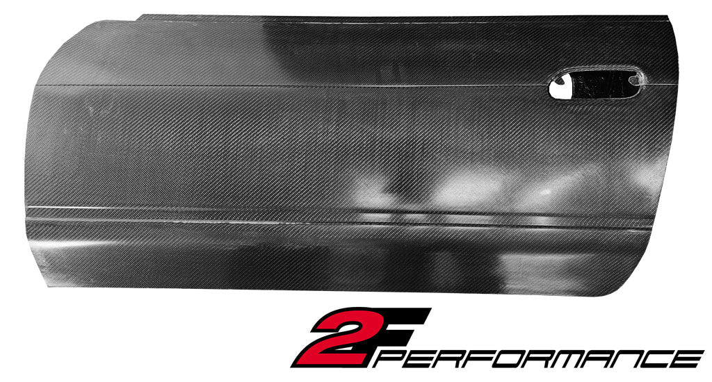 2FPERFORMANCE - NISSAN S13 240SX RACING DOOR SHELLS FLEX CARBON