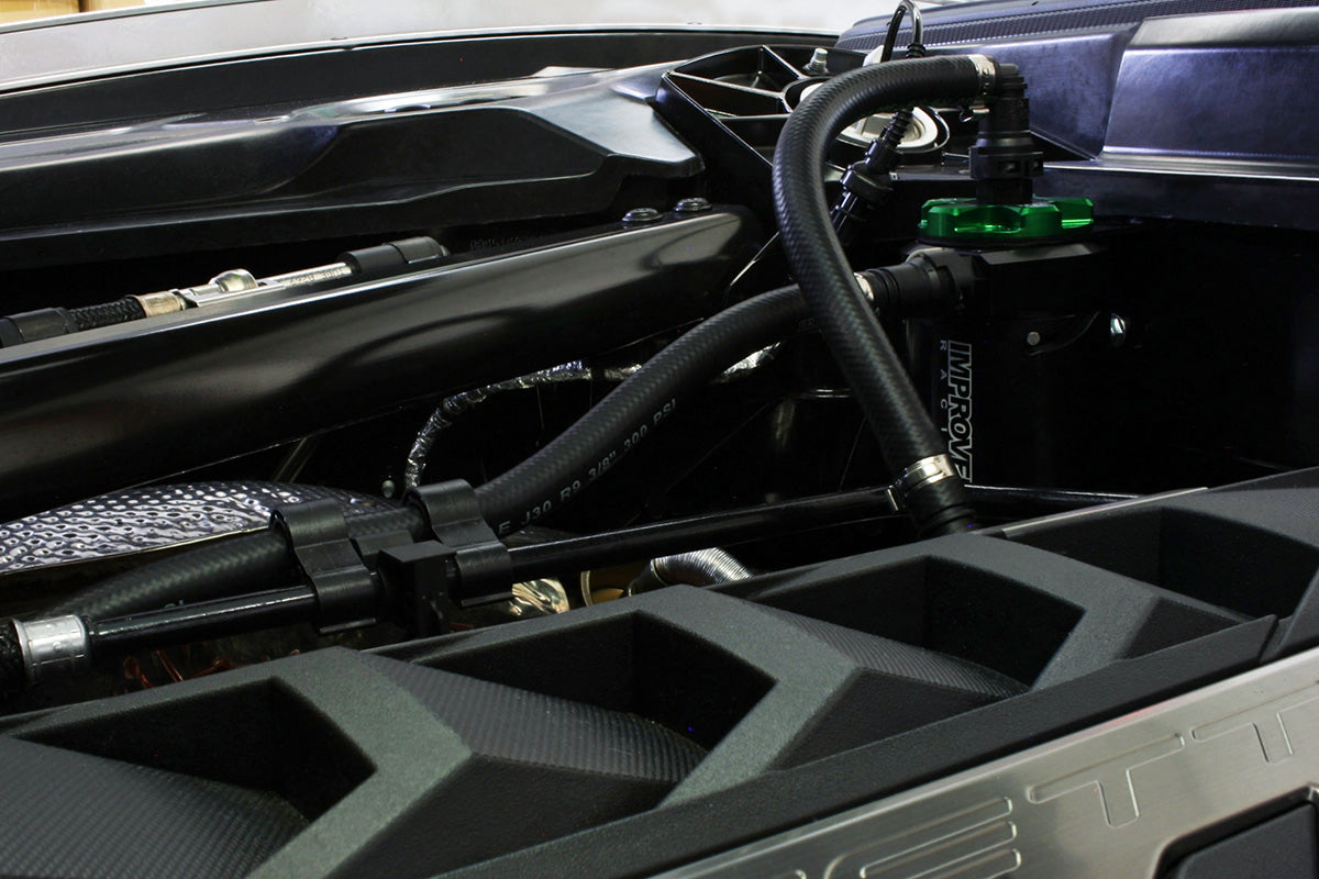Improved Racing - CCS oil catch can kit, C8 Corvette Coupe