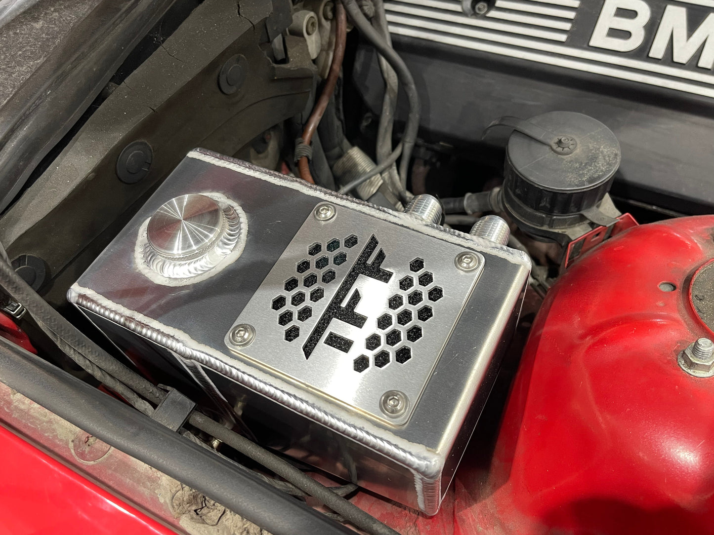 True Focus Fabrication - BMW E36 - Catch Can / Coolant Overflow Combo Tank