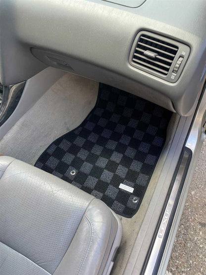 P2M - LEXUS GS300/400 2000-04 FRONT + REAR RACE FLOOR MATS : DARK GREY (P2-CPTGSS160FRDG-TP)