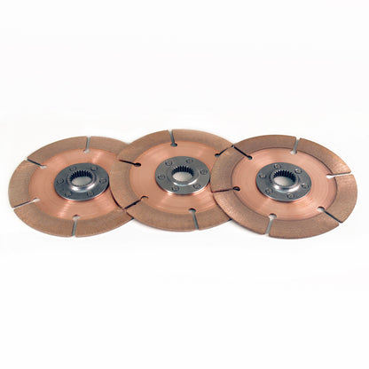 Tilton - OT-185 7.25” 3-Plate Metallic Clutch Disc Packs - "Back-to Back" Hub Configuration