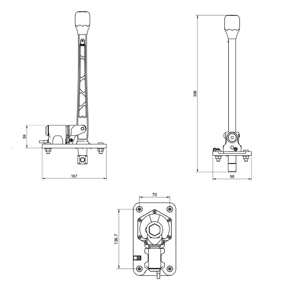 NP PARTS - BMW Short shifter V2 Tall