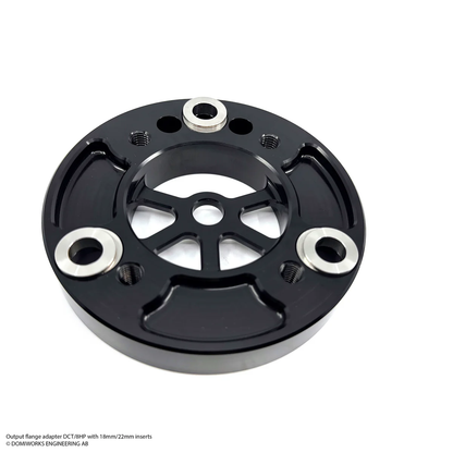 DomiWorks Engineering - 8HP / DCT OUTPUT FLANGE ADAPTER 105-110MM WITH 18MM OR 22MM INSERTS - 1350 YOKE