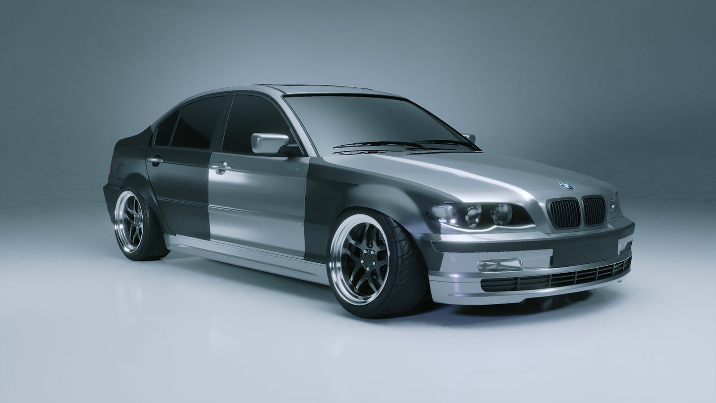 Big Duck Club - BMW E46 Sedan Overfenders