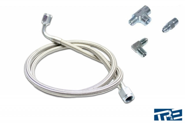TRE - 90 DEGREE OIL FEED LINE (WITH FITTINGS)