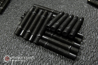 Motorsport Hardware - 82mm Black Race Stud Kit 12×1.5