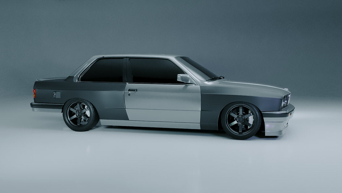 Big Duck Club - BMW E30 Coupe Overfenders - M3 Style (+50mm)