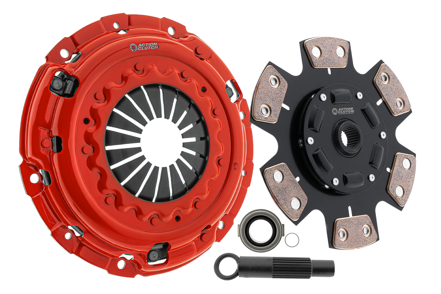 ACTION CLUTCH - Stage 6 Clutch Kit (2MD) for Infiniti G35 2007-2008 3.5L (VQ35HR) With Heavy Duty Concentric Slave Cylinder