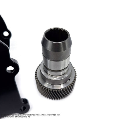 DomiWorks Engineering - NP 231/241/242/243/246/249 TRANSFER CASE ADAPTER KIT TO DODGE 8HP95 TRACKHAWK/TRX