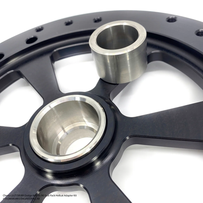 DomiWorks Engineering - CHEVY LS/LT/SB/BB TO DODGE 8HP70 / 8HP90 SCAT PACK HELLCAT ADAPTER KIT