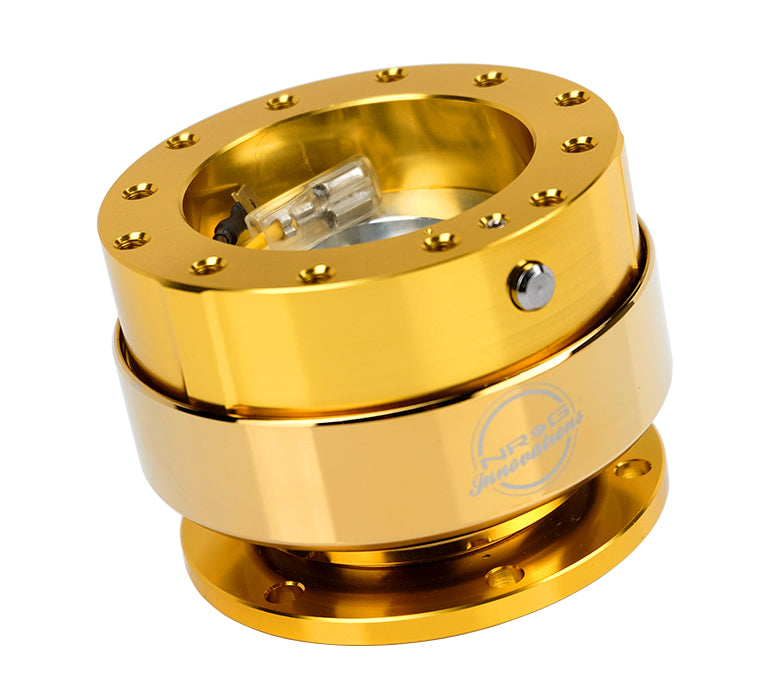 NRG - Gen 2.0 Quick Release Gold Body/Chrome Gold Ring
