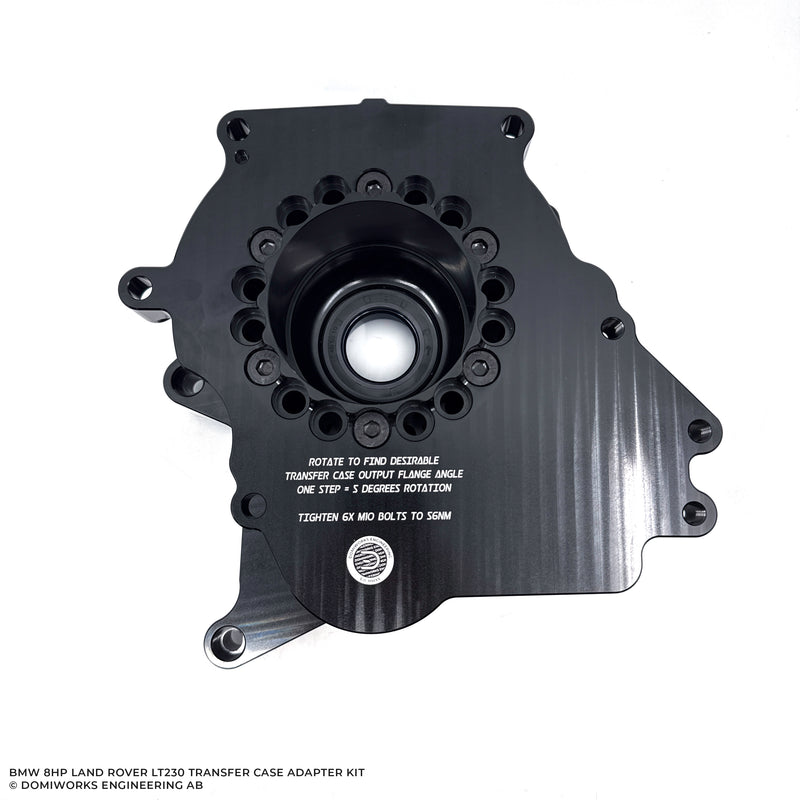 DomiWorks Engineering - LAND ROVER LT230 TRANSFER CASE ADAPTER KIT TO BMW 8HP