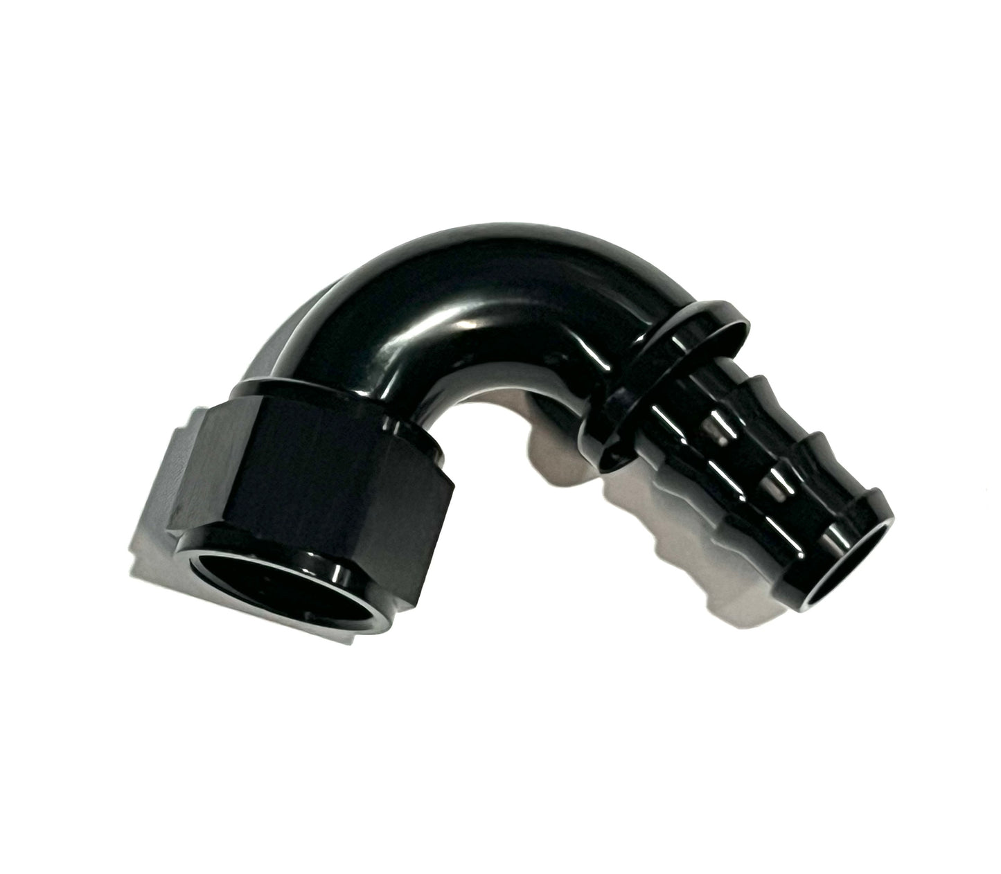 Dedicated Motorsports - 12an Pushlock Hose End 120 Degree