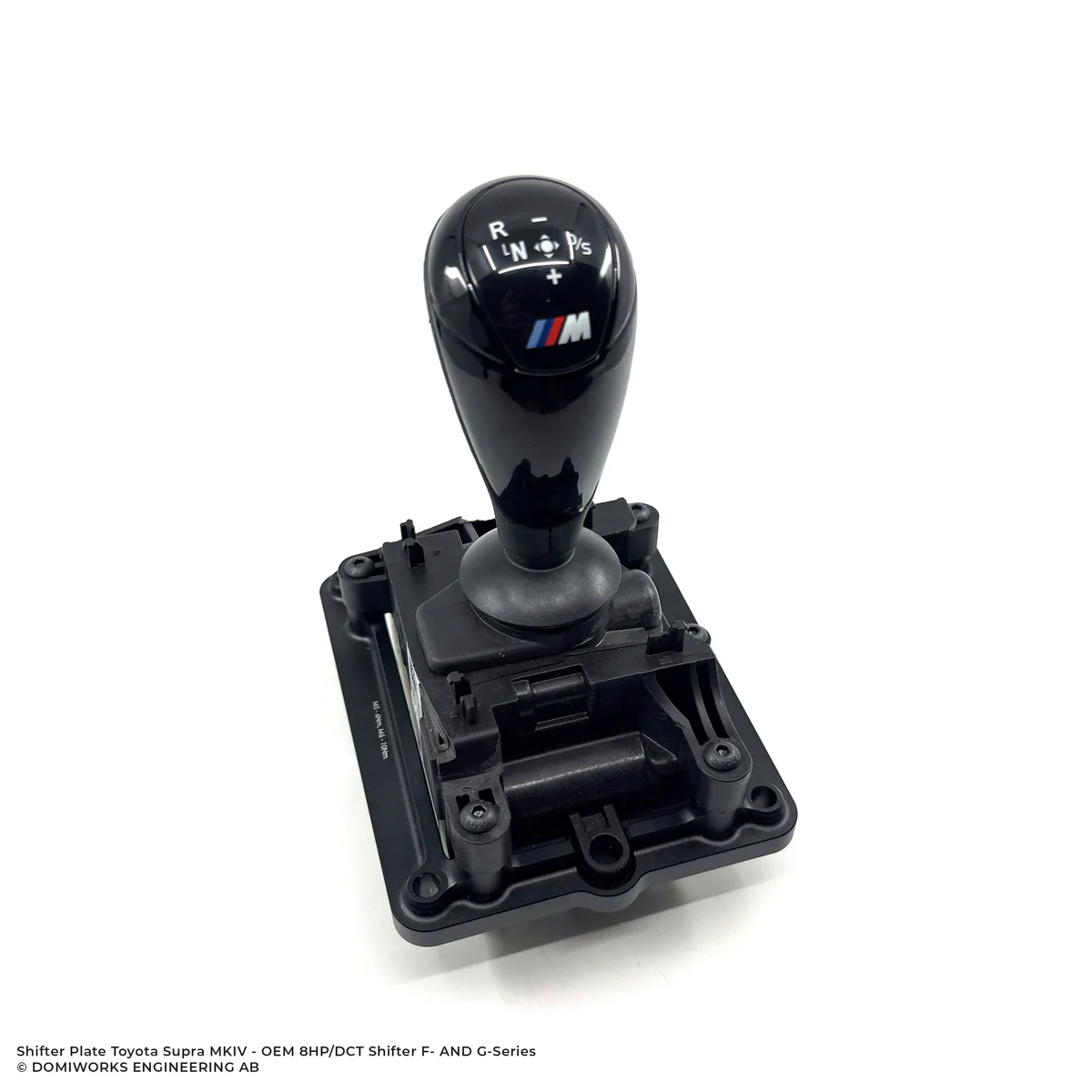 DomiWorks Engineering - SHIFTER PLATE TOYOTA SUPRA MKIV - OEM 8HP/DCT SHIFTER