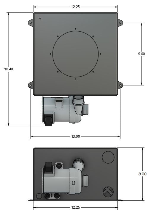 Dedicated Motorsports - 4.5 Gallon Tank with CWA400 Pump