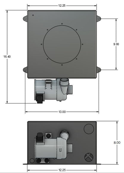 Dedicated Motorsports - 4.5 Gallon Tank with CWA400 Pump