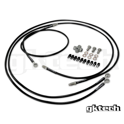 GKTech - FR-S / GR86 / BRZ E-BRAKE BRAIDED BRAKE LINE KIT