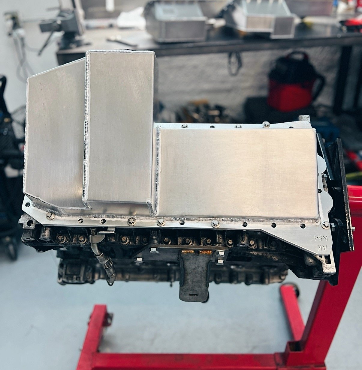 AK N54 to S14 Custom Front Sump Oil Pan