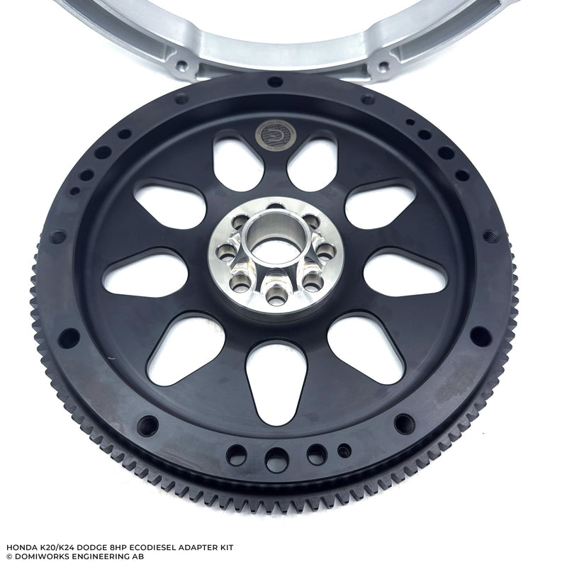 DomiWorks Engineering - HONDA K20/K24 TO DODGE 8HP RAM ECODIESEL / MASERATI GHIBLI ADAPTER KIT
