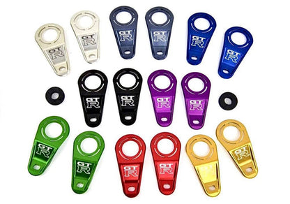 Platinum Racing Products - BILLET RADIATOR BRACKETS INC TITANIUM HARDWARE TO SUIT NISSAN SILVIA S13