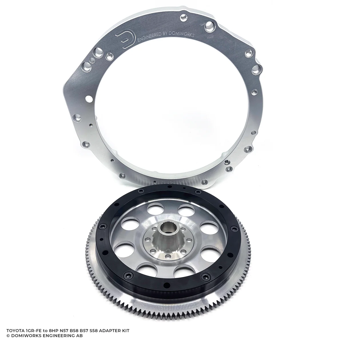 DomiWorks Engineering - TOYOTA 1GR-FE TO BMW 8HP 45/50/70/75 N57 B58 B57 ADAPTER KIT