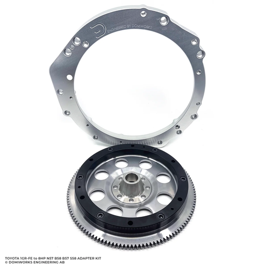 DomiWorks Engineering - TOYOTA 1GR-FE TO BMW 8HP 45/50/70/75 N57 B58 B57 ADAPTER KIT