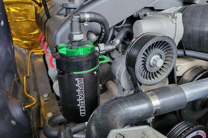 Improved Racing - CCS oil catch can kit, GM Gen III & IV LS engines (except C6), 7 oz