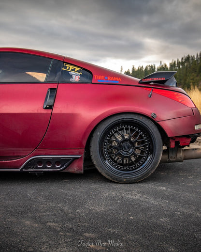 True Focus Fabrication - Nissan 350Z Side Bar Protectors