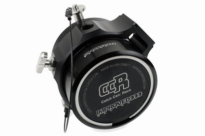 Improved Racing - CCRZ Competition Recirculated High-Flow Oil Catch Can, 0.1 Liter