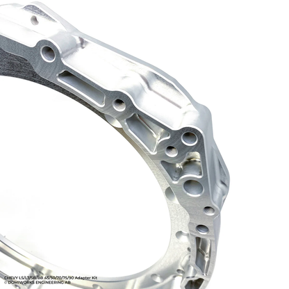 DomiWorks Engineering - CHEVY LS/LT/SB/BB TO 8HP 45/50/70/75/90 N57 B57 B58 N63 N73 N74 ADAPTER KIT