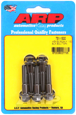 ARP 5/16-24 in. RH Thread, 1.500 in Hex Head Bolts - Set of 5