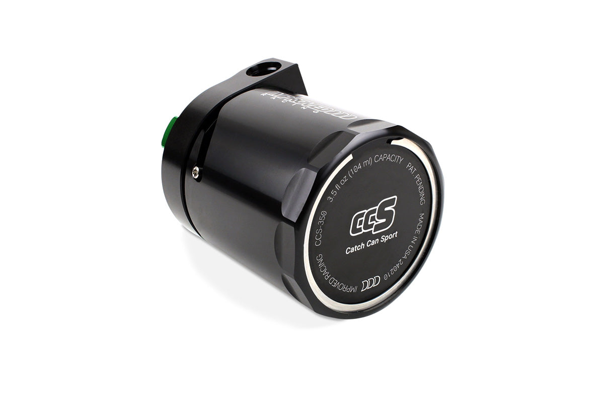Improved Racing - CCS oil catch can, 3.5 fl. oz. (no drain port), replaces CCS-351