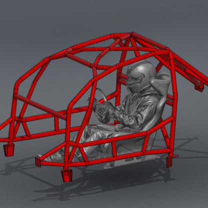 CAGEKITS - E82 Road Race Spec – .120″ Non-gutted Ladder Door Bar Roll Cage