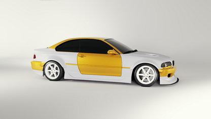 Big Duck Club - BMW E46 V2 - Coupe Rear Quarter Panels