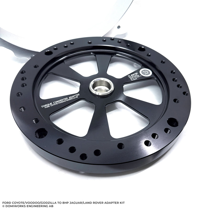 DomiWorks Engineering - FORD COYOTE/VOODOO/GODZILLA/MODULAR TO JAGUAR/LAND ROVER 8HP 70/75 ADAPTER KIT