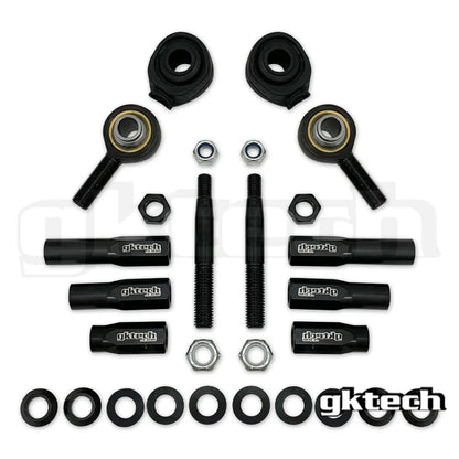GKTech - ALTO DESALINHAMENTO 240SX/SKYLINE EXTERNAS EXTERNAS DAS HASTES DE DIREÇÃO (12MM/14MM) (TIERODENDS)