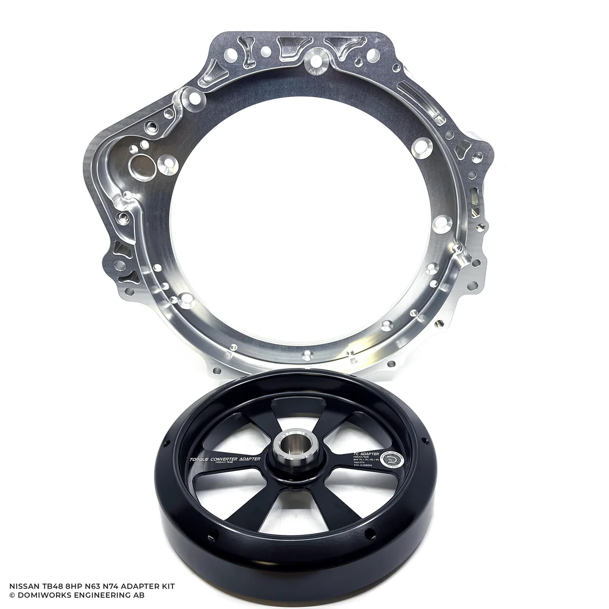 DomiWorks Engineering - NISSAN TB48 TO BMW 8HP N57 B58 B57 S58 N57 N63 N74 ADAPTER KIT
