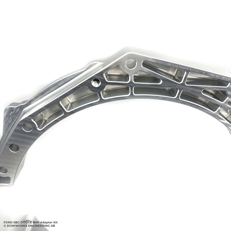 DomiWorks Engineering - FORD SMALL BLOCK 289 302 351C 351W 8HP 70/75/90/95 DODGE ADAPTER KIT