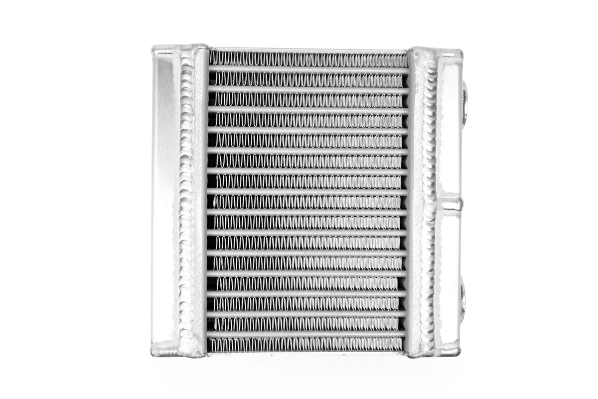 Improved Racing - High efficiency dual-pass oil cooler, 200 series, 15-row, 7.0" x 7.0" , -10AN female ORB ports