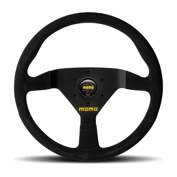 Momo MOD78 Steering Wheel 320 mm - Black Suede/Black Spokes